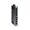 Moxa SDS-3008 , Compact Industrial Smart Ethernet Switch with 8 10/100BaseT(X) Ports, Dual 12/24/48 VDC Power inputs, -10 to 60C Operating Temperature