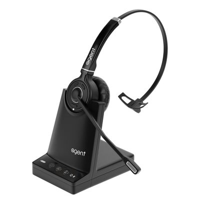 TruVoice AW70 Wireless Headset with Remote Answer Cord Compatible with Polycom VVX210 250 310 400 410 500 600 1500 IP320 321 330 331 335 430 450 550 560 650 670 - Connects to Desk Phone, PC and Cell