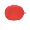 2 Pack DAYJOY Soft Silicone Protective Case Cover Compatible with SoundPEATS Gofree2 Earbuds, Protective Skin Sleeve with Key Chain (red+Green) view 2