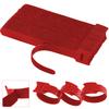 California JOS 60 PCS 6 Inches Reusable Cable Ties, Wire Ties, Cord Organizer, Cable Organizer, Adjustable Cable Management - Red view 1