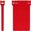 California JOS 60 PCS 6 Inches Reusable Cable Ties, Wire Ties, Cord Organizer, Cable Organizer, Adjustable Cable Management - Red view 2