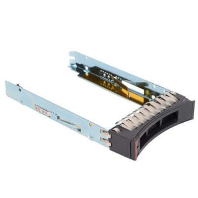 Zyyini Hard Drive Tray, 2.5in SASSATA Hot Swap Hard Drives Tray for X3850 X3950 X3650 M2 M3 X5 X3550 X3500, Silver Black Metal HDD Tray with 4 Screw for 2.5in LFF