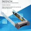 Zyyini Hard Drive Tray, 2.5in SASSATA Hot Swap Hard Drives Tray for X3850 X3950 X3650 M2 M3 X5 X3550 X3500, Silver Black Metal HDD Tray with 4 Screw for 2.5in LFF view 4