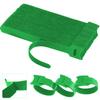 60 PCS Garland Ties Plant Cable Straps for Support Plant Growth, Adjustable Indoor/Outdoor Decorative Nylon Reusable Hook and Loop Design(Green,6 inch) view 1