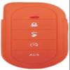 Tolxh #7656V #7856V Orange Remote Control V2 Soft Silicone Protective Cover Quality Durable New Replacement Parts for Viper view 1