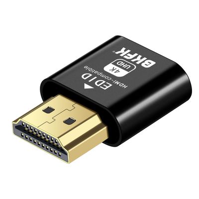 4K hdmi Dummy Plug - Display to hdmi Adapter, Luna Display Virtual Window for Home-edid Emulator-Dummy, displayport Headless dummie dongle120Hz(4K-1-1)