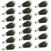 AIMHDUTY DC Power Jack Plug Adapter Barrel Connector 20 Pairs 12V Male and Female 2.1 x 5.5mm for CCTV Security Camera System, LED Strip view 3