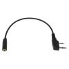 SING F LTD TCK01 Transfer Cable for Walkie Talkie Mobile Phone Headset Connector Compatible with Kenwood 2 Pin Adapter Cable Compatible with 2 Way Radios RT21 RT22 RT27 view 1