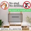 Auoace No Stud TV Wall Mount, 32 to 75 inch Drywall Studless TV Bracket, up to 150 lbs, No Damage, No Drill, No Screws, Easy Install Low Profile TVs Mount, Include All Hardware view 3