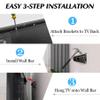 Auoace No Stud TV Wall Mount, 32 to 75 inch Drywall Studless TV Bracket, up to 150 lbs, No Damage, No Drill, No Screws, Easy Install Low Profile TVs Mount, Include All Hardware view 4