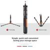 Andoer SL25-5 85.03 Inch 5 Sections Folding Tripod Stand with 1/4 and 3/8 Inch Screw Compatible with Camera Phone Gimbal LED Light, Adjustable Load Capacity 5kg view 4