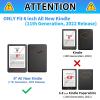 CGFGHHUY Case for 6" All-New Kindle 11th Generation 2022 360 Degree Rotating Stand Protective Smart Cover with Auto Wake Sleep for Basic Kindle 2022 11th Gen e-Reader - Sunflower Cute Cow view 2
