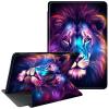 CGFGHHUY for 6 inch Kindle Paperwhite Case 10th Generation 2018 Release (Not for othe Kindle) 360 Degree Rotating Stand Protective Smart Cover with Auto Wake Sleep - Galaxy Lion view 1