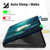 CGFGHHUY Case for 6.8" Kindle Paperwhite 11th Generation 360 Degree Rotating Stand Smart Cover with Auto Wake Sleep for Kindle Paperwhite 2021 and Signature Edition - Lotus Flower and Lotus Leaf view 3