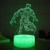TSKVT Superhero Toy Kids Night Light, Black Panther Superhero Night Light Toy for 4 5 6 7 8 Year olds, Kids 3D Lights 16 Colors Dimmable, Charging with Remote Control and Touch Looks Great view 3
