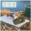 Opaeroo Tent Stake Tool Bag Portable Tent Peg Nails Carry Bag Waterproof Canvas Ground Nail Tool Bag Organizer Camping Supplies Black view 3