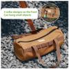 Opaeroo Tent Stake Tool Bag Portable Tent Peg Nails Carry Bag Waterproof Canvas Ground Nail Tool Bag Organizer Camping Supplies Black view 4