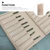 minkissy 16holes Nail Drill Bit Holder Portable Organizer Bag for Nail Art Storage Material Compact Design for Travel and Keeps Drill Bits Clean and Accessible view 2