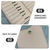 minkissy 16holes Nail Drill Bit Holder Portable Organizer Bag for Nail Art Storage Material Compact Design for Travel and Keeps Drill Bits Clean and Accessible view 3