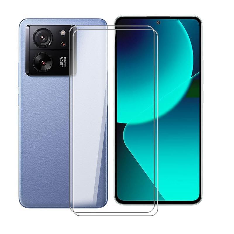 ZXLZKQ for Xiaomi 13T Pro Tempered Glass Screen Protector, [2 Pack] 9H Hardness Protective Film for Xiaomi 13T Pro (6.67"), High Clear, Anti Scratch, Bubble Free Tempered Glass Film