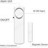 2 Pcs Door Window Alarm, Magnetic Burglar Alert Sensor, Loud 90lb Door Alarms for Kids Safety, DIY for Home Security, Office Protection view 3