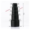 SdypEt Universal Vacuum Hose Adapter Vac Hose Accessories Adaptor Connector Five-Layer Adapter of 23-50mm (Color : 1 PCS) view 3