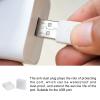 Rebower USB Anti Dust Plug Port Dust Silicone Covers Caps Stoppers, [for Computer PC Laptop] - Translucent/20pcs view 3