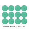 12pcs Caps for 30mm Clear Keycaps Press Covers, Compatible for Cherry, for TTC, for Akko, for Cross Switches (Green) view 2