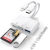 AP439 5-in-1 Lightning to USB Adapter - SD/TF Card Reader for iPhone, iPad, MacBook, Samsung, Android - USB 3.0, Memory Card Viewer view 1