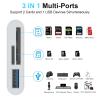 AP439 5-in-1 Lightning to USB Adapter - SD/TF Card Reader for iPhone, iPad, MacBook, Samsung, Android - USB 3.0, Memory Card Viewer view 2