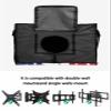 Red White Blue Striped Star Outdoor TV Cover 60 to 65 Inches Weatherproof & Waterproof, American Flag Outdoor TV Enclosure with Remote Control Pocket, The USA TV Screen Protectors for Outside TV view 4