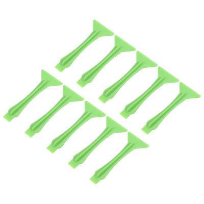 MECCANIXITY 10pcs Universal Plastic Stick Spudger Crowbar Double Head Pry Opening Tools for Cellphone Mobile Phone Tablet Laptop PC Repair, Green
