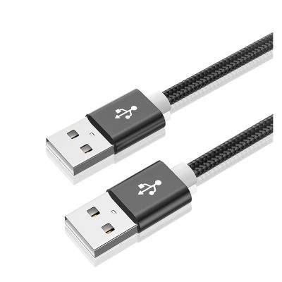 PriaRi USB to USB Extension Cable Type A Male to Male USB Extender Fit Compatible Radiator Hard Disk Webcom Camera USB Cable Extens (Size : 2m, Color : Starry Sky Black)