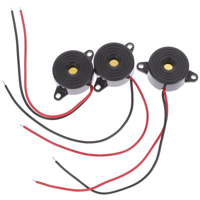 Hohopeti Wide Voltage Active Piezo Buzzer Set 3 Pcs SMD Buzzer for Car Modification Alarm Systems