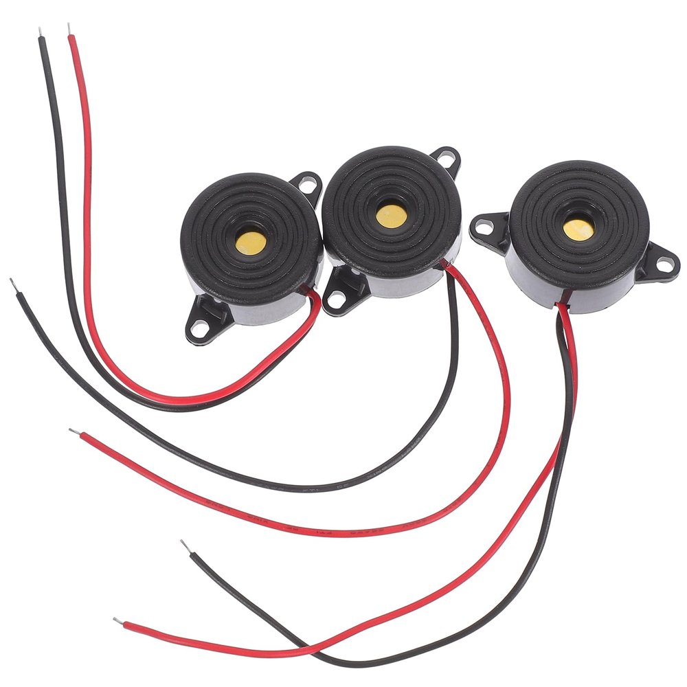 Hohopeti Wide Voltage Active Piezo Buzzer Set 3 Pcs SMD Buzzer for Car Modification Alarm Systems