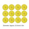 12pcs Caps for 30mm Clear Keycaps Press Covers, Compatible for Cherry, for TTC, for Akko, for Cross Switches (Yellow) view 2