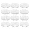 12pcs Caps for 30mm Clear Keycaps Press Covers, Compatible for Cherry, for TTC, for Akko, for Cross Switches (White) view 1