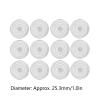 12pcs Caps for 30mm Clear Keycaps Press Covers, Compatible for Cherry, for TTC, for Akko, for Cross Switches (White) view 2
