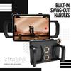 MegaMount Rig Case Video Stabilizer for iPad 10.9 inch (Latest 10th Gen Model) Handheld Tablet Stabilizers w/Swing Handle, Cold Shoe Mounts, Tripod Mount for Videography, Vlogging, Film Making view 3