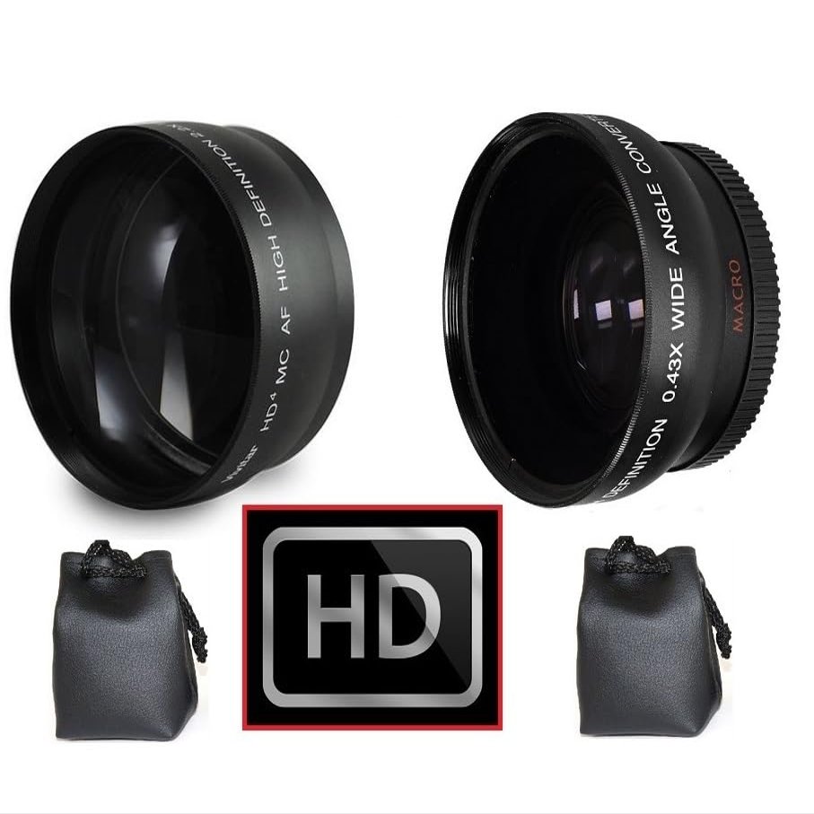 Wide Angle & Telephoto Lens for Day6 Plot Watcher Pro Time Lapse Camera TLC-200