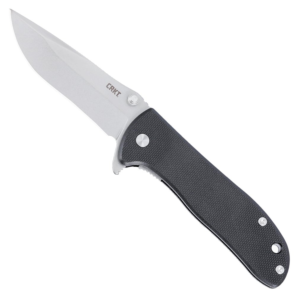 CRKT Drifter Everyday Carry Folding Knife: Drop Point with D2 Steel Blade, G10 Handle, Liner Lock, 6450D2