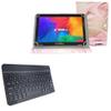BoxWave Keyboard Compatible with Linsay F10IPPIGL (10.1 in) - SlimKeys Bluetooth Keyboard, Portable Thin with Chiclet-Style Keys - Jet Black view 1