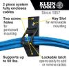 Klein Tools 450-500 1-Inch J-Hooks, Cable Management System with Lockable Latch for Extension Cords, Conduit, Fiber, Ethernet Cables, 6-Piece view 2