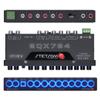 Stetsom EQX764-7 Band Equalizer, Pre-Amp Car Audio Graphic Equalizer with 4 Inputs (RCA & High) 6 Outputs, 10v Line Driver to Avoid Noise and Dedicated Sub Controls (Level & Frequency) view 3