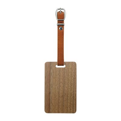 LITE Wood Nameplate Square Walnut Z-209 (010)