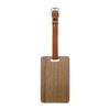 LITE Wood Nameplate Square Walnut Z-209 (010) view 1