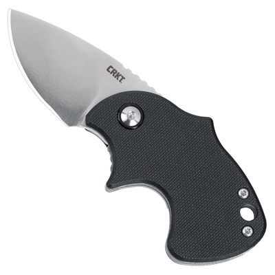 CRKT Orca Everyday Carry Assisted Folding Knife with Liner Lock: D2 Plain Edge Blade, Glass-Reinforced Nylon Handle, Pocket Clip, 7930