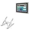 BoxWave Stand and Mount Compatible with AIS HMI-TCND0U-15AC - Compact QuickSwitch Stand, Portable Multi Angle Viewing Foldable Riser - Metallic Silver view 1