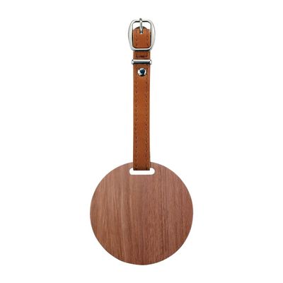 LITE Round Paduk Z-208 (020) Wood Name Plate
