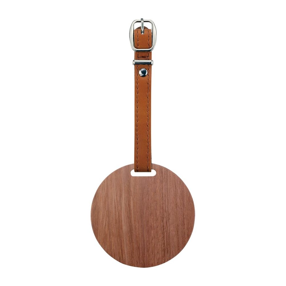 LITE Round Paduk Z-208 (020) Wood Name Plate